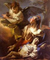 Tiepolo, Giovanni Battista - The Angel Succouring Hagar
